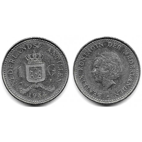 (24) Antillas Neerlandesas. 1984. 1 Gulden (MBC)