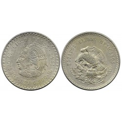 (465) Estados Unidos Mexicanos. 1947. 5 Pesos (EBC+) (Plata)