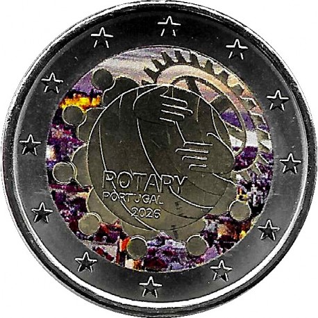 Portugal. 2026. 2 Euro (SC) Coloreada