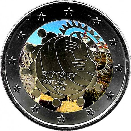 Portugal. 2026. 2 Euro (SC) Coloreada