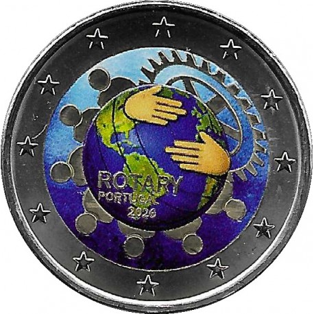 Portugal. 2026. 2 Euro (SC) Coloreada