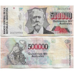 (338) Argentina. 1991. 500000 Australes (MBC)