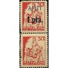 Viñetas. Socorro Rojo Internacional. Ayuda. 1 Peseta y 5 Céntimos (Nuevos, con señal de fijasellos)