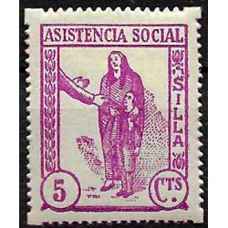 Viñeta. Asistencia Social. Silla. 5 Céntimos (Nuevo, con señal de fijasellos)
