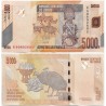 (102d) Congo. 2022. 5000 Francs (SC)
