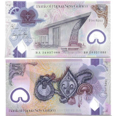 (51) Papúa Nueva Guinea. 2024. 5 Kina (SC)