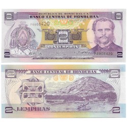 (80Ae) Honduras. 2004. 2 Lempiras (SC)
